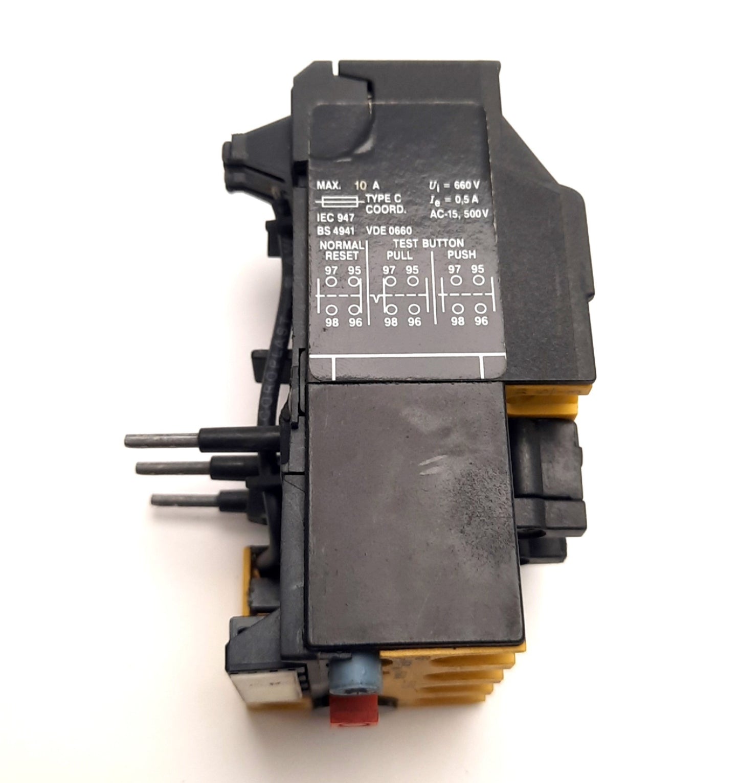 Used Allen-Bradley 193-BSB 30 B Overload Relay, 2-3 Amp Range, 600V, 10A Max