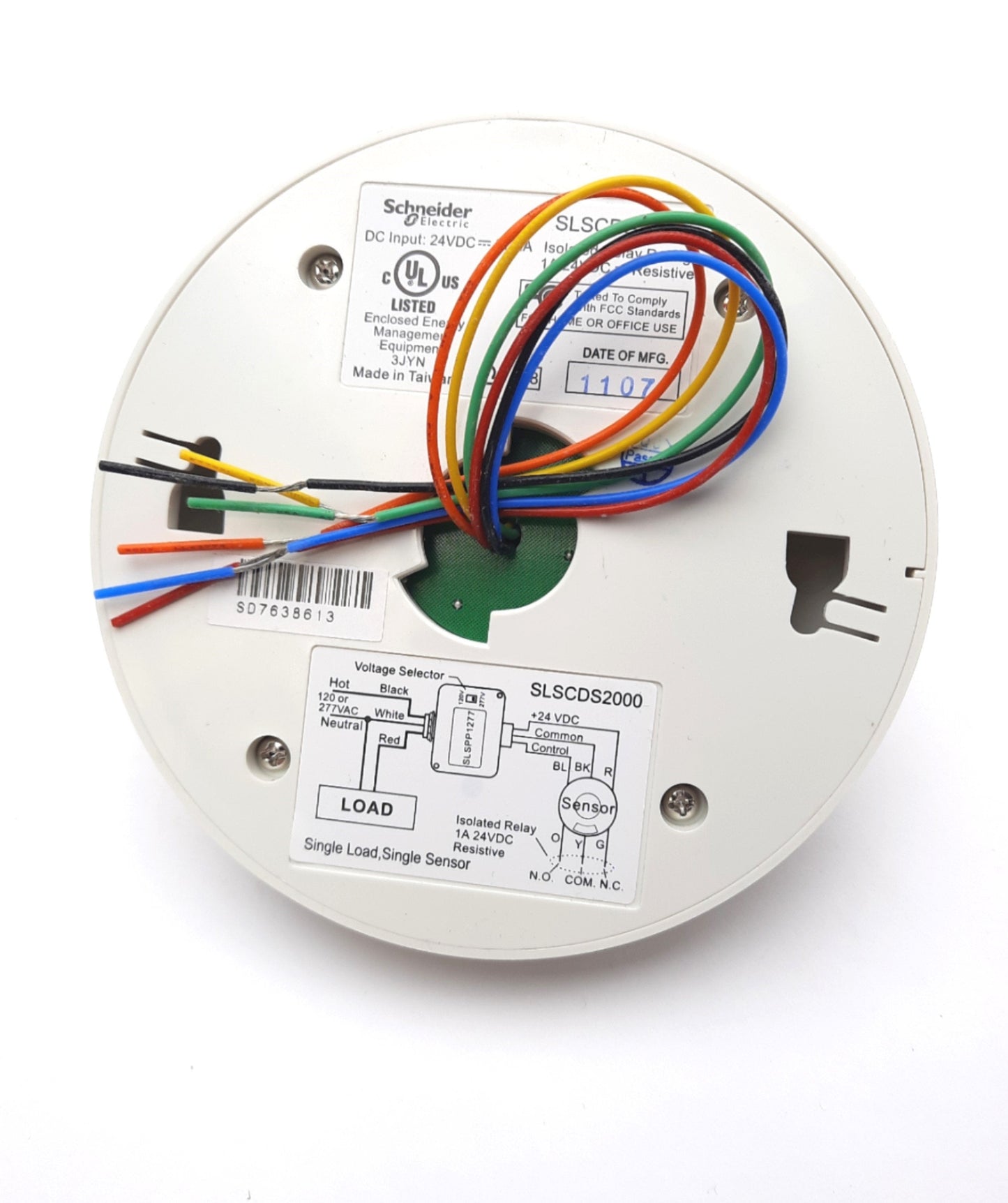 New Schneider SLSCDS2000 LED Motion Indicator Sensor 24VDC 2000sq. ft.