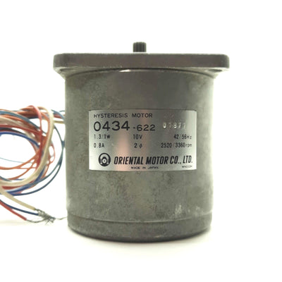 New – Open box Oriental Motor 0434-622 Hysteresis Motor 3360RPM 2∅ 10V .8A 1.3/1W 42/56Hz