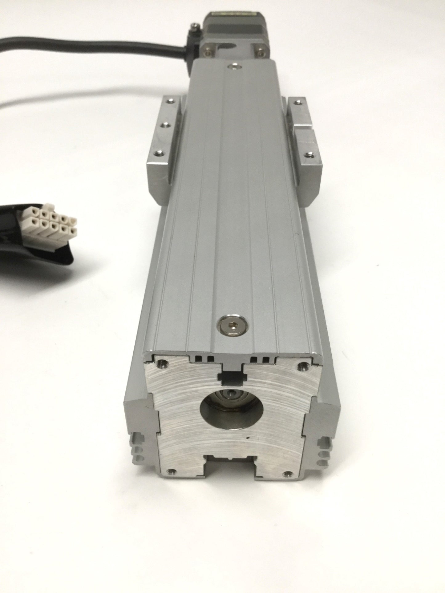 Used Oriental EASM4XE010ARAC EZ LIMO Motorized Ball Screw Linear Slide Actuator 100mm
