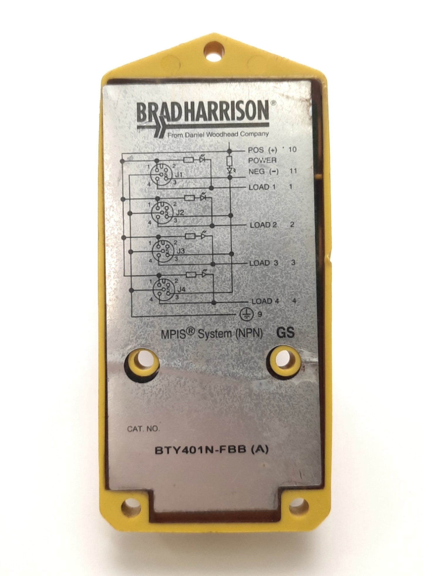 Used Brad Harrison BTY401N-FBB (A) MPIS JXN Box 4 Ports, 12-Pole Mini-Change, NPN