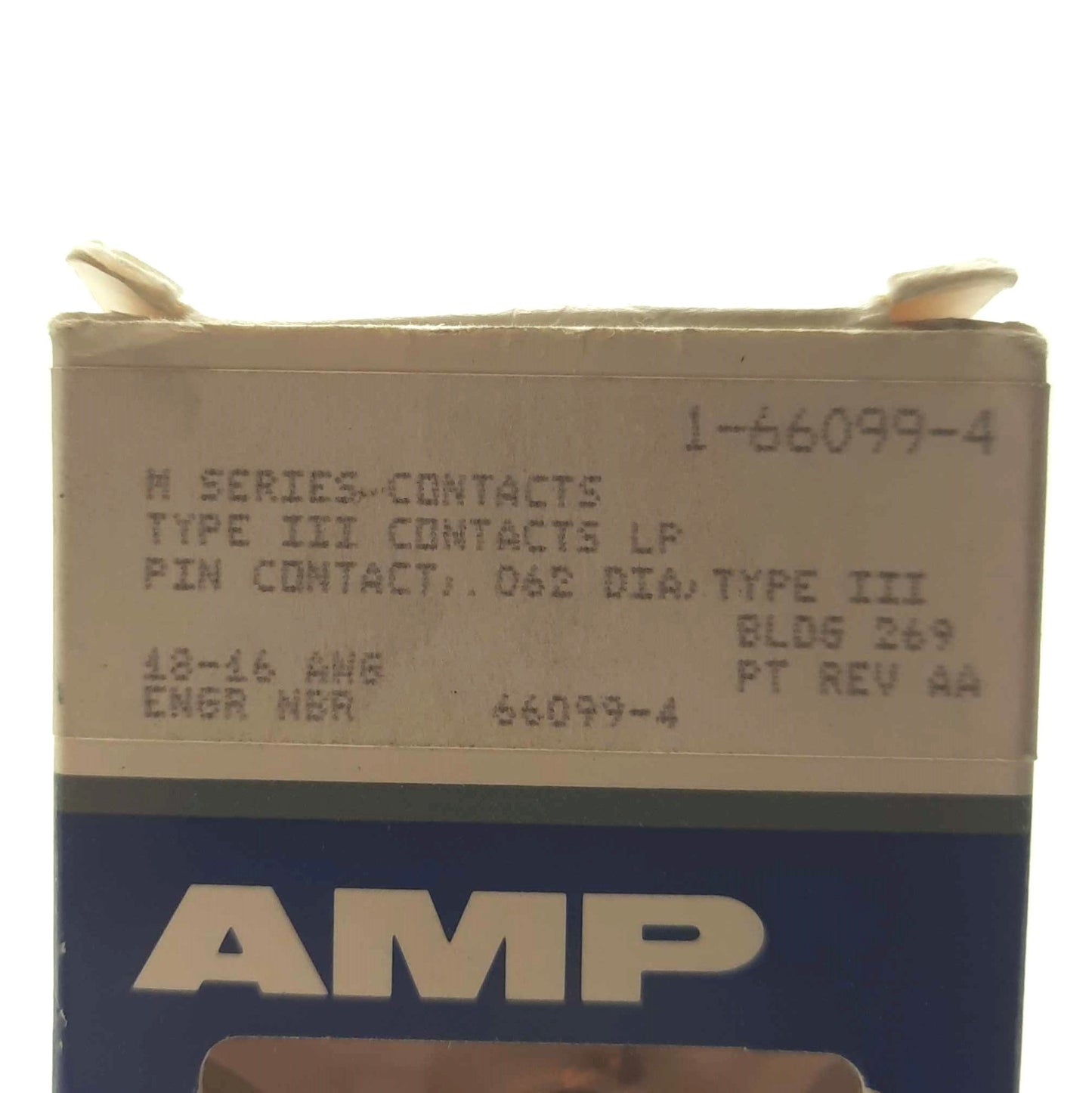 New Lot of 50 Amphenol 1-66099-4 Multimate III+ Connector Pin, Male, 16-18AWG, Crimp