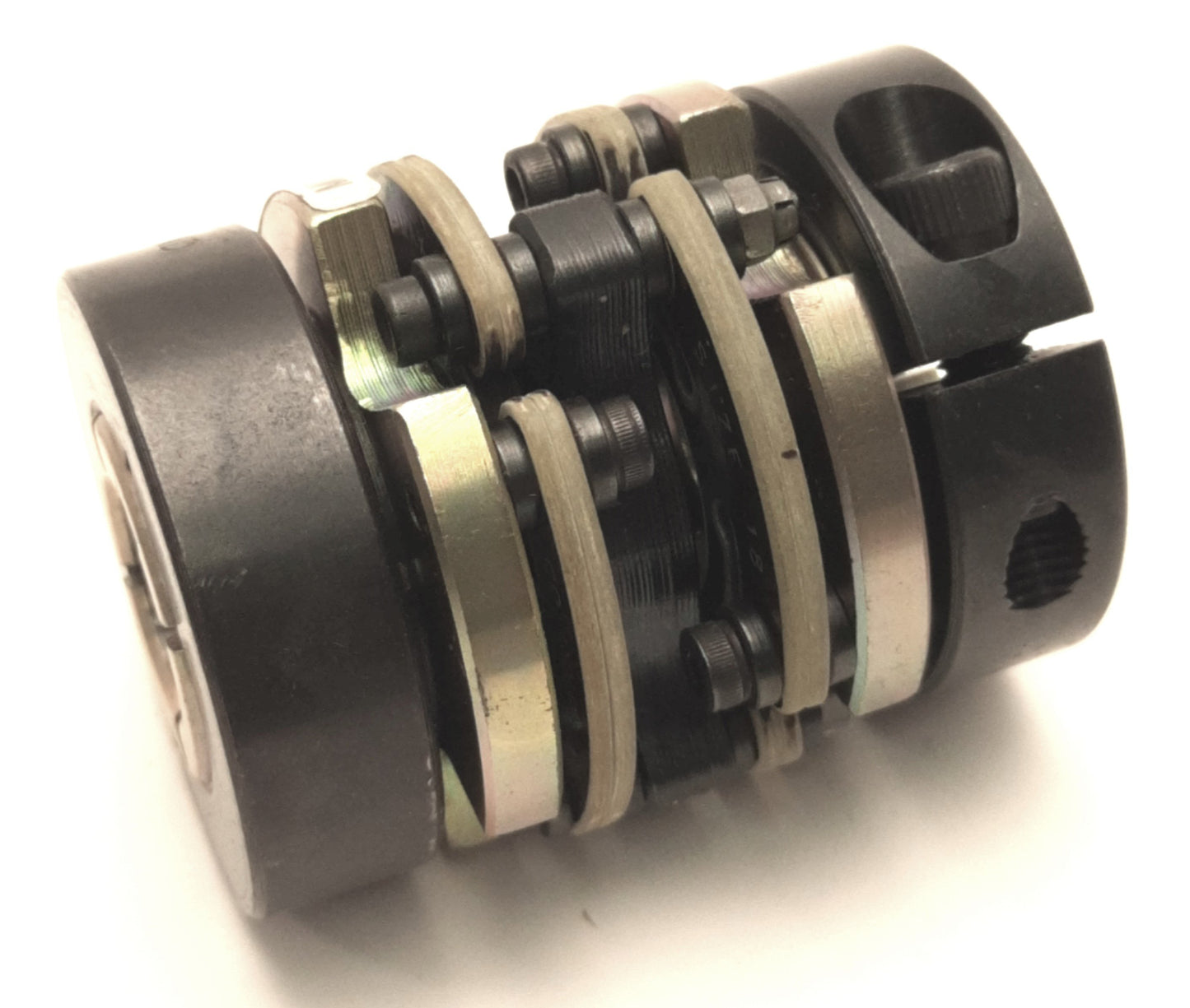 Used Zero-Max 6P18C Double Flex Composite Coupling 5/8" x 5/8" Bore, 1.85" OD