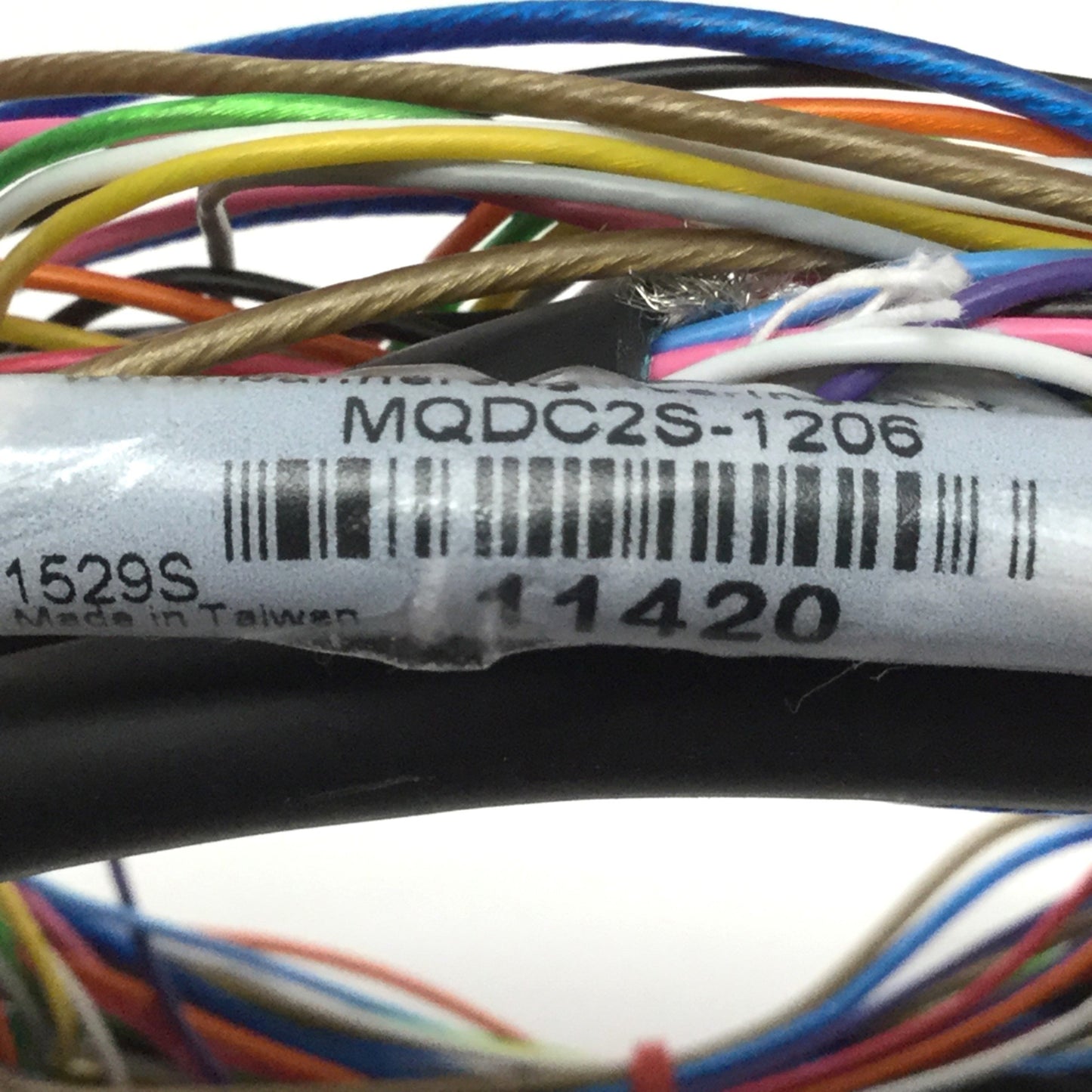 Used Banner MQDC2S-1206 Single-Ended Cordset Cable, M12 12-Pin Connector, *Cut*