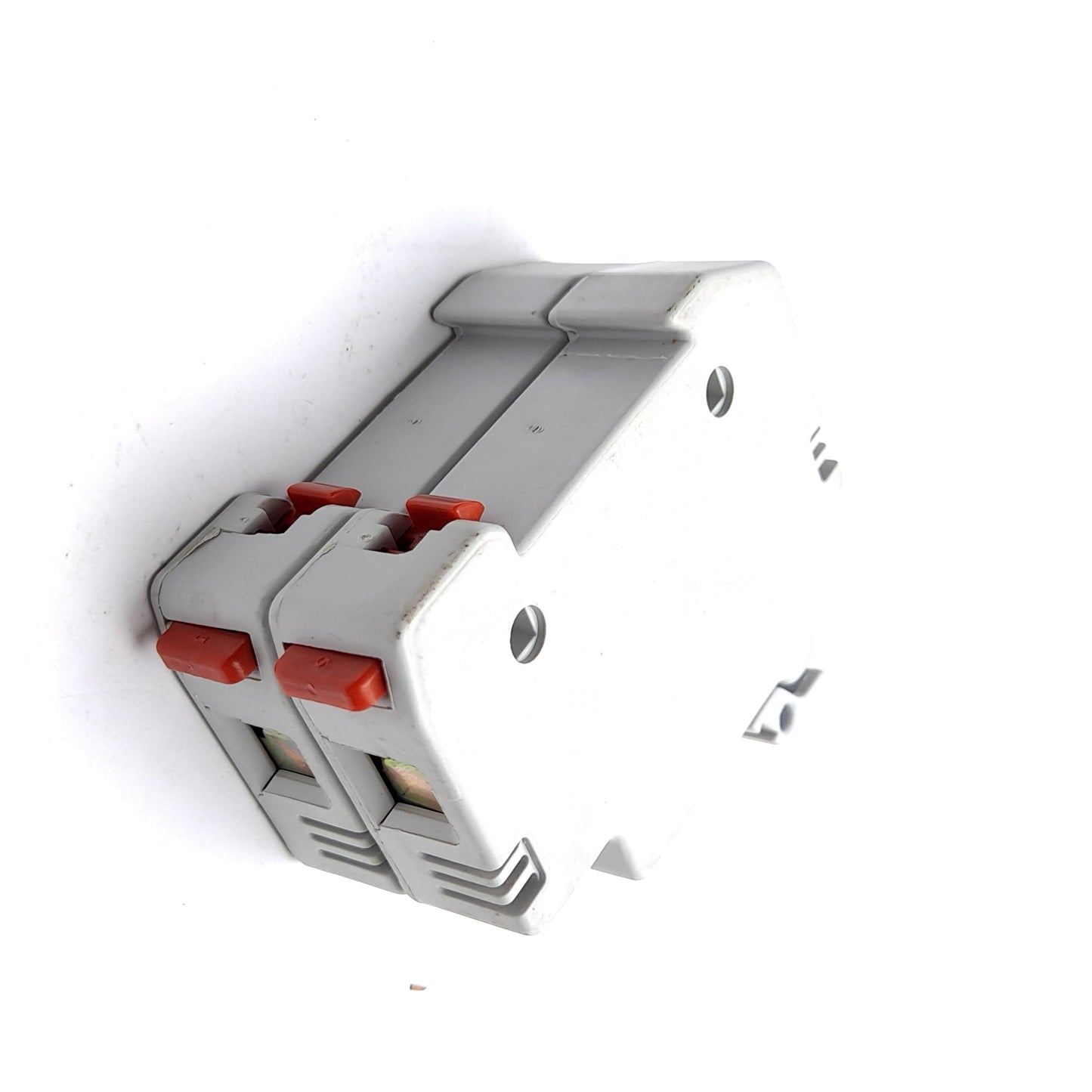 Used Bussmann CHM2DI Fuse Holder, Two-Poles, 10x38, 600V 30A, Class CC, DIN Rail