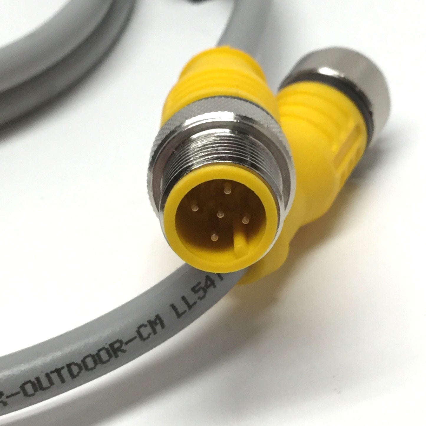 Used Cognex CCB-M12LTF-01 In-Sight Vision Light Power/Strobe Control Cable, M12 5-Pin