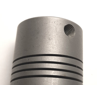 Used Helical MC7125-20-20 Flexible Coupling 5/8" Bore w/ Keyway, *Missing Set Screws*