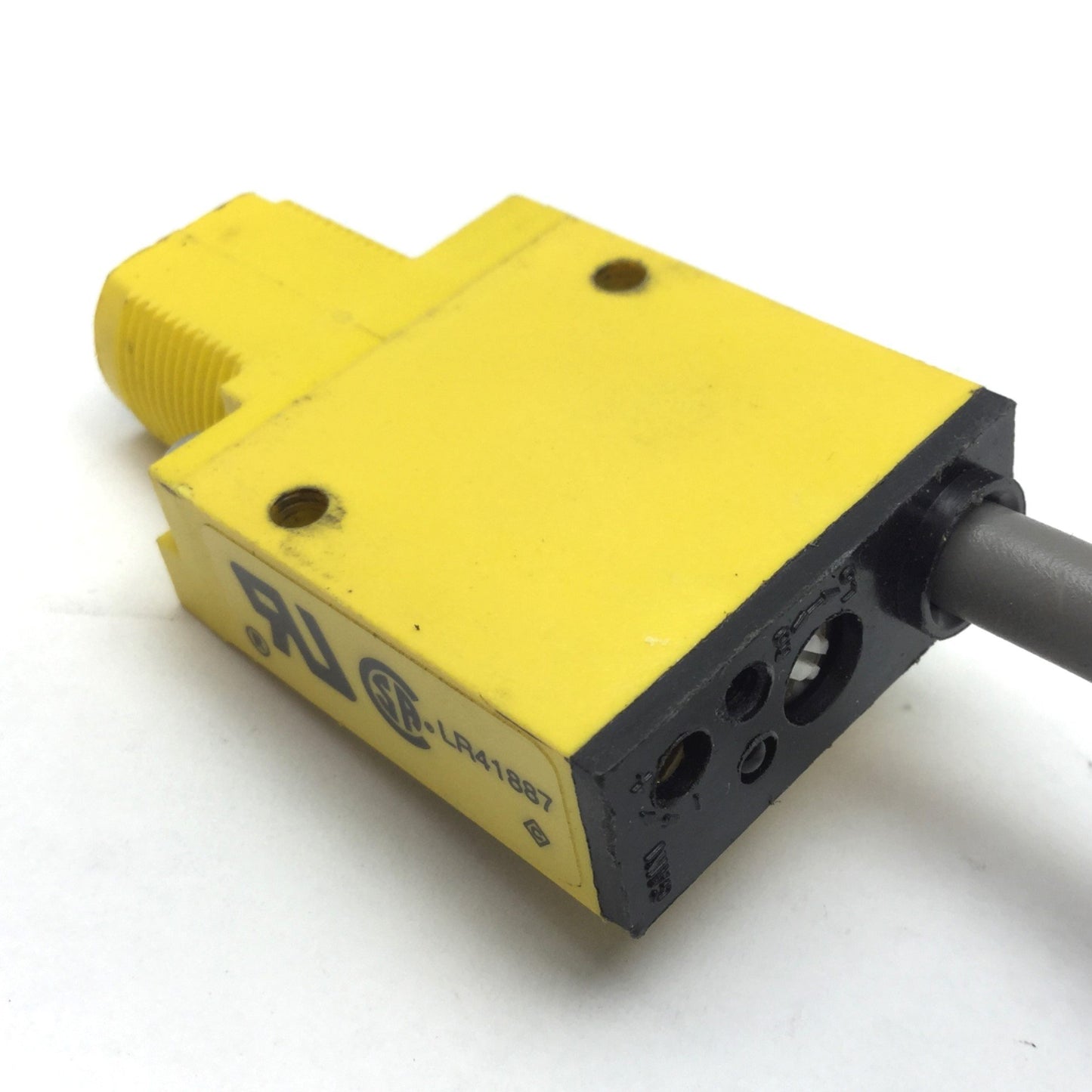 Used Banner SM312D Mini-Beam Photoelectric Sensor, NPN/PNP, Range 380mm, 10-30VDC