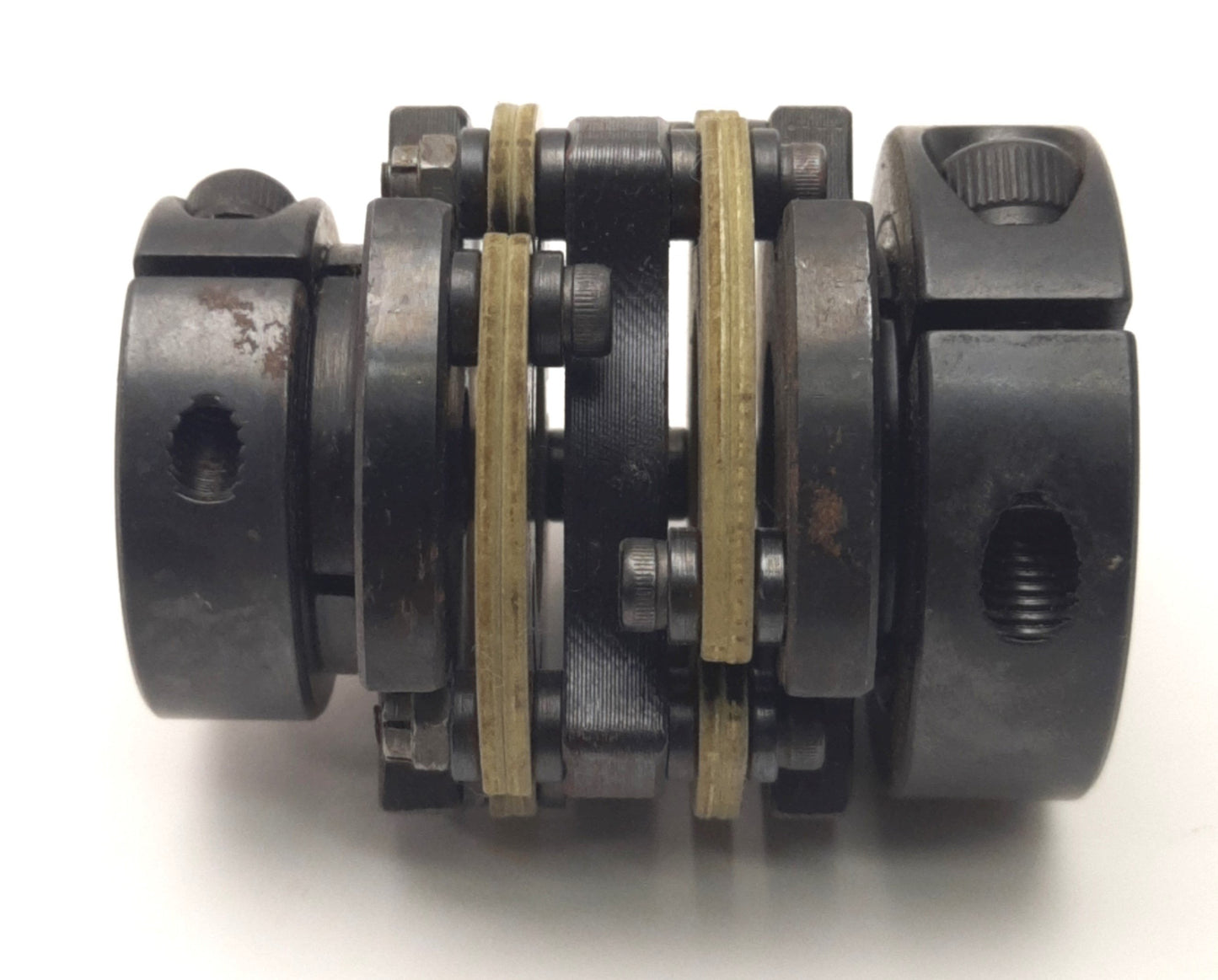 Used Zero-Max 6P18C Double Flex Composite Coupling 3/8" x 5/8" Bore 1.85" OD