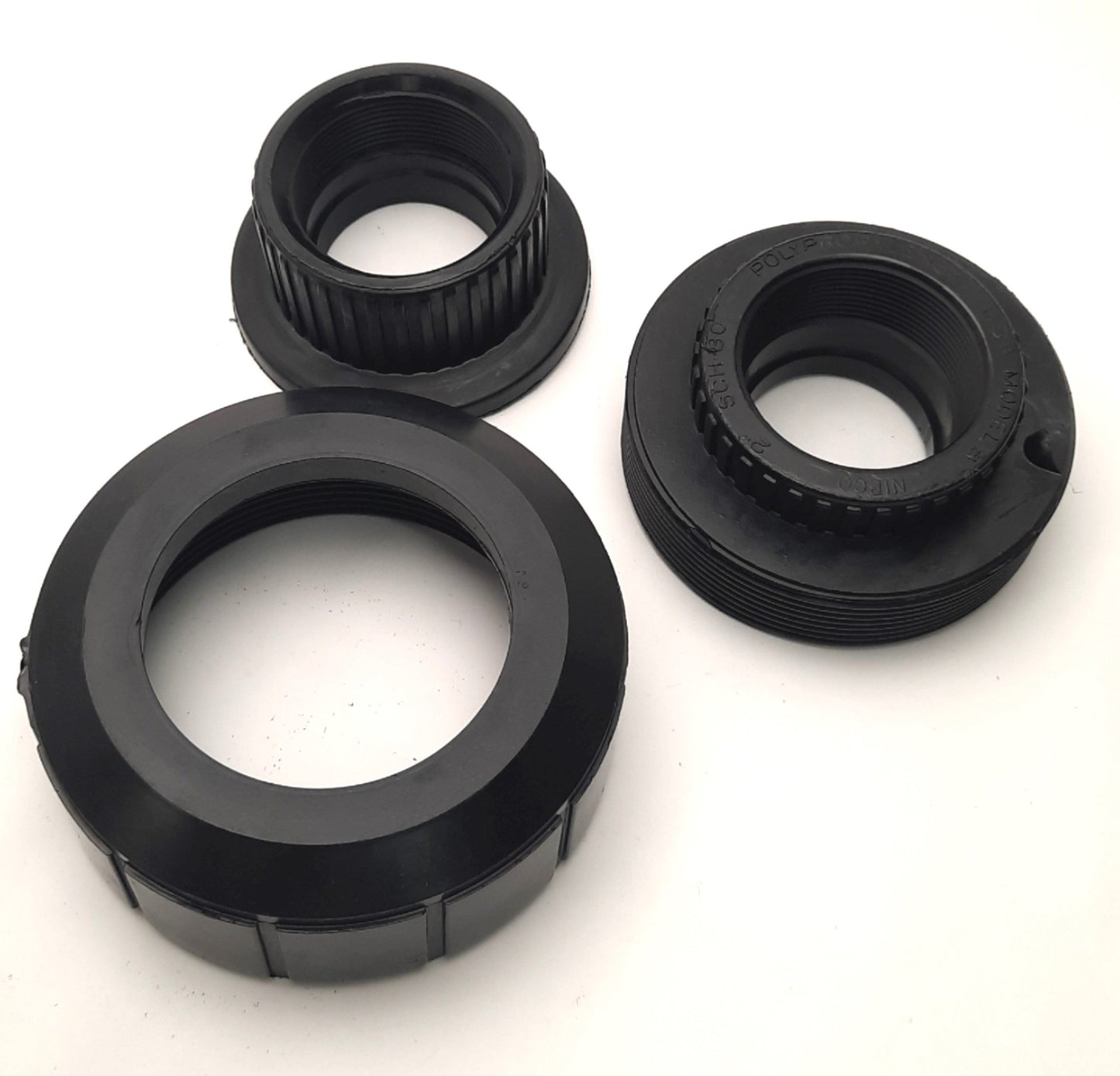 New – Open box Chemtrol CC08950 Nibco Union Fitting, 2" Pipe Size, 2.16" Length, 1.98" Width