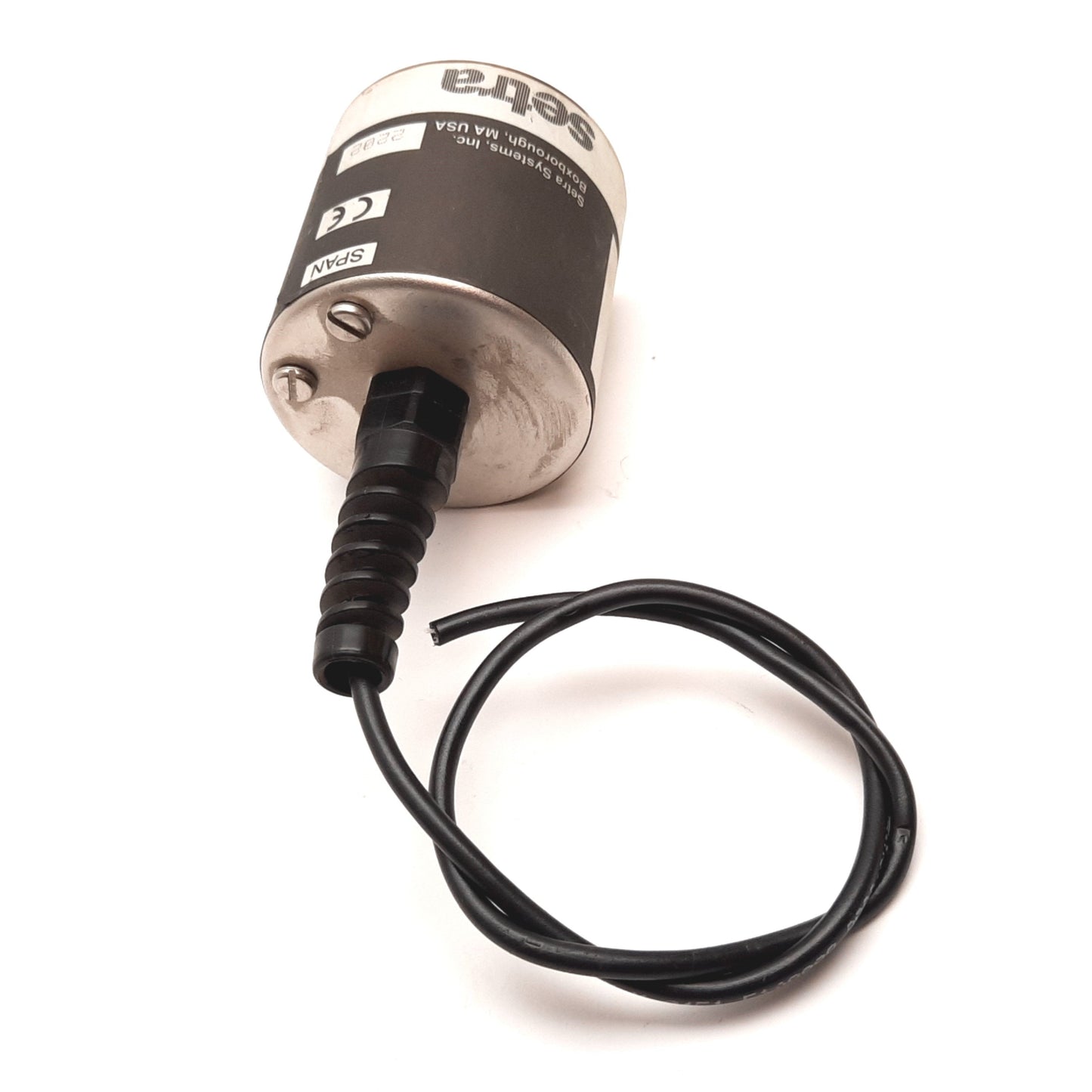 Used Setra C206 Pressure Transmitter, 0-1000psi, In: 24VDC, Out: 4-20mA, 1/4" NPT