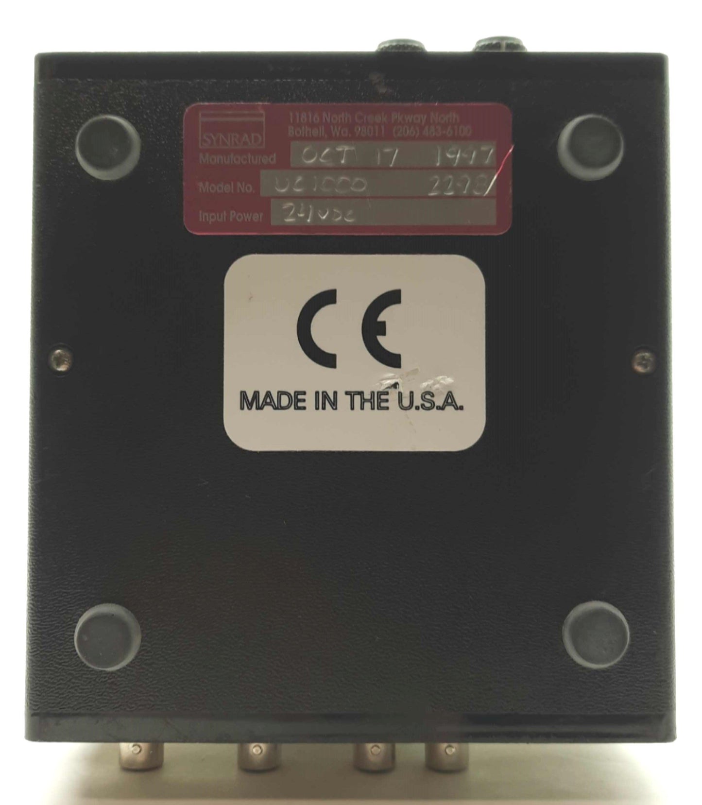 Used Synrad UC-1000 Universal Laser Controller, 5kHz 0-190us PWM, 24VDC