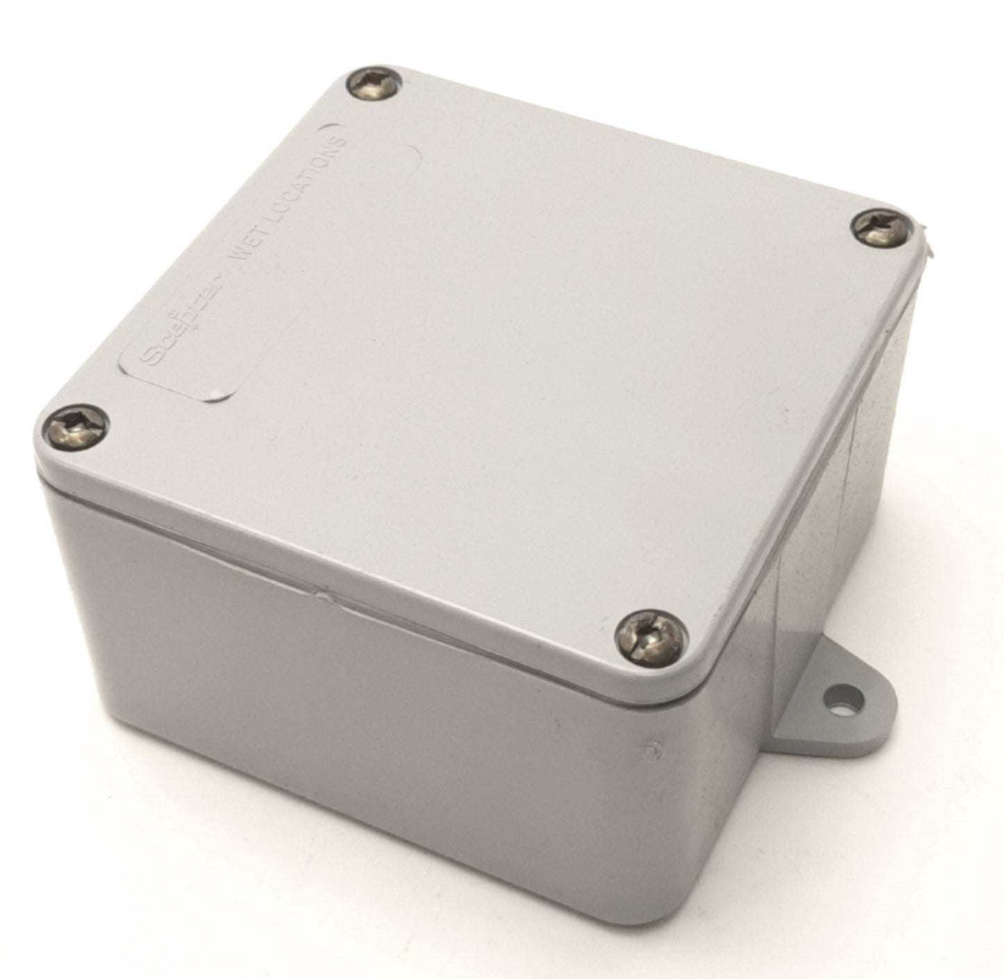 Used Scepter JB442 Wet Location Junction Box w/ Feet 2"x4"x4", PVC, 077659
