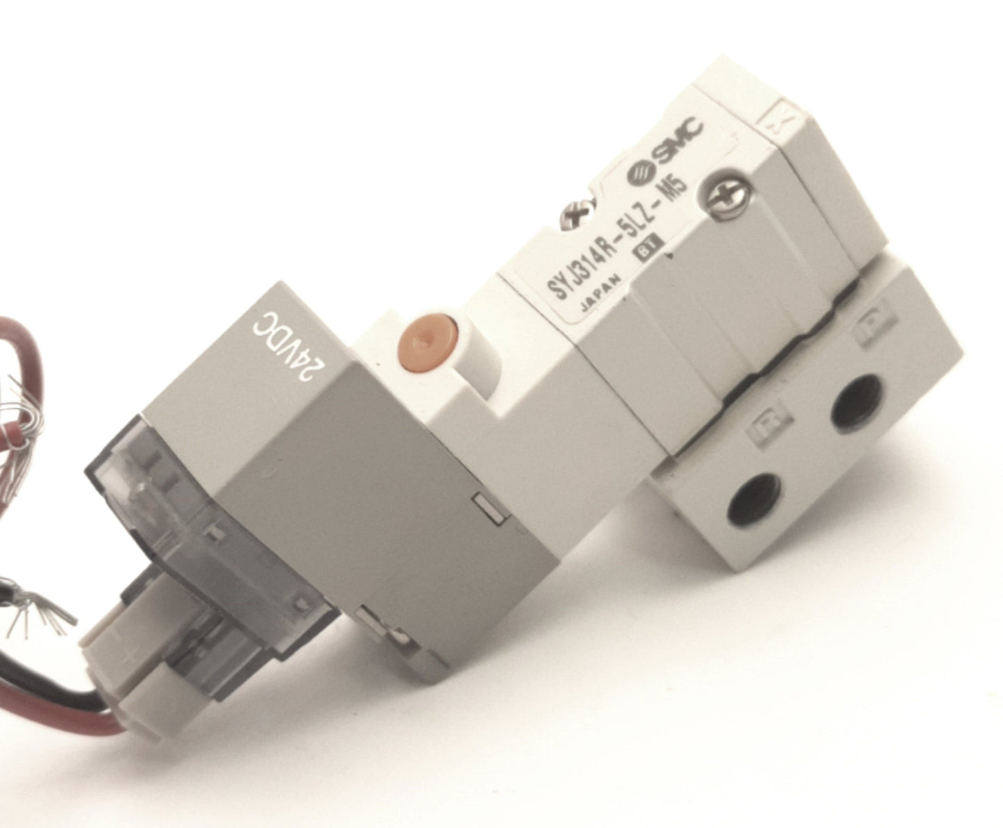 New – Open box SMC SYJ314R-5LZ-M5 Solenoid Valve 3-Port, 0.15 to 0.7 MPa, 24v DC Coil