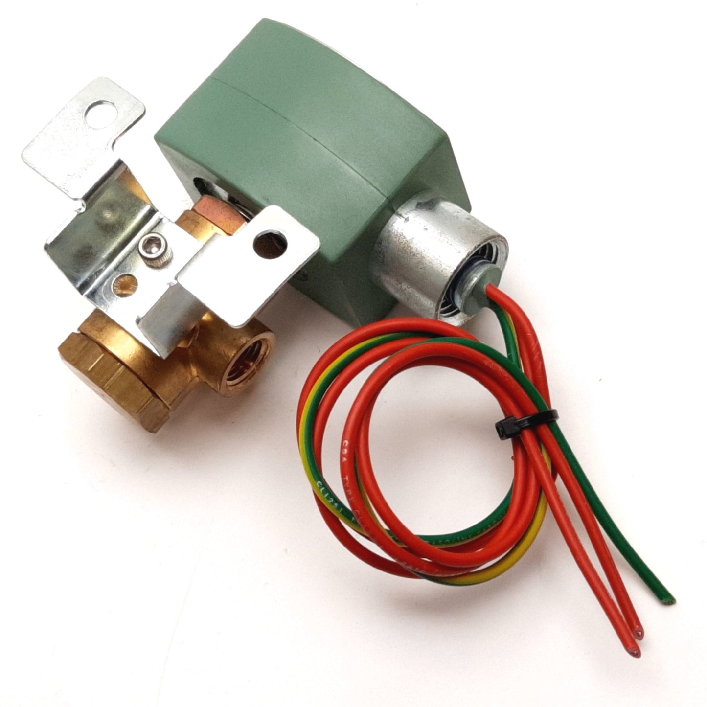 Used Asco 8320G180 Solenoid Valve, 3-Way N/C, Coil: 24VDC, Ports: 1/4" NPT