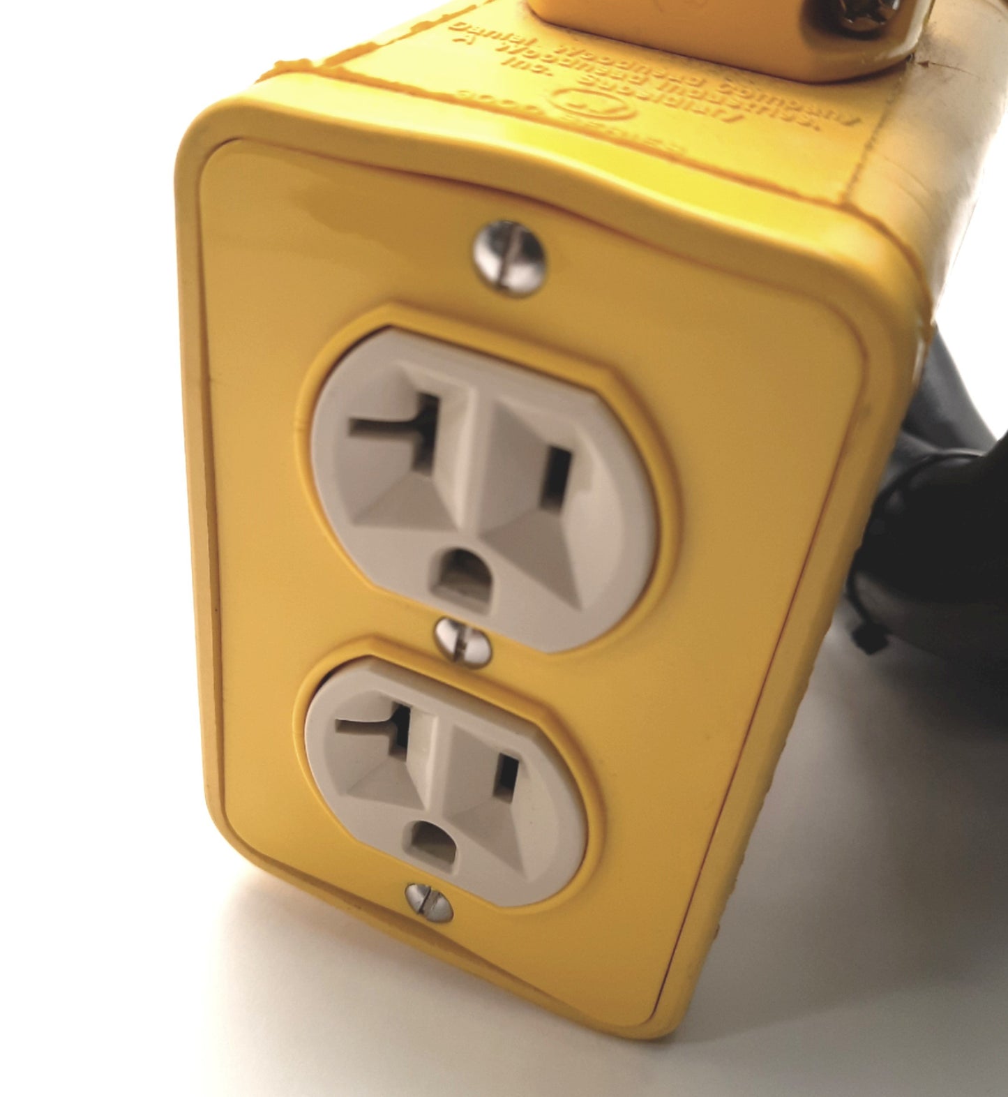 Used Woodhead 3000-10 Junction Box Wired to 20A Twist Lock, 11.5' H2O Resistant Cable