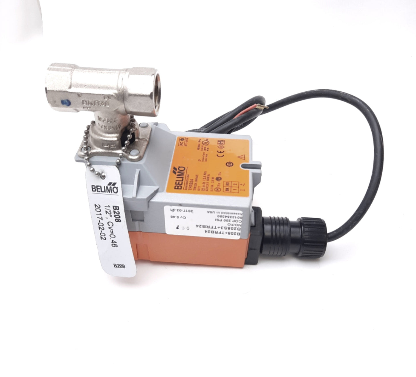 New Belimo TFRB24 Valve Actuator Spring Return 24VAC/VDC 1.3W 22 in-lb IP42 NEMA 2