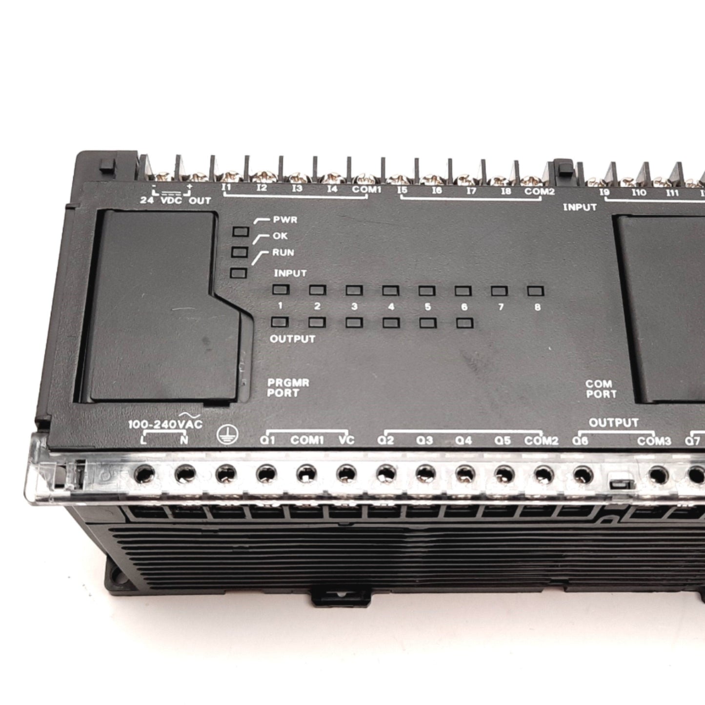 Used GE Fanuc IC693UDR005FP1 Series 90 Micro PLC, 16x Inputs 12x Outputs, 100-240VAC