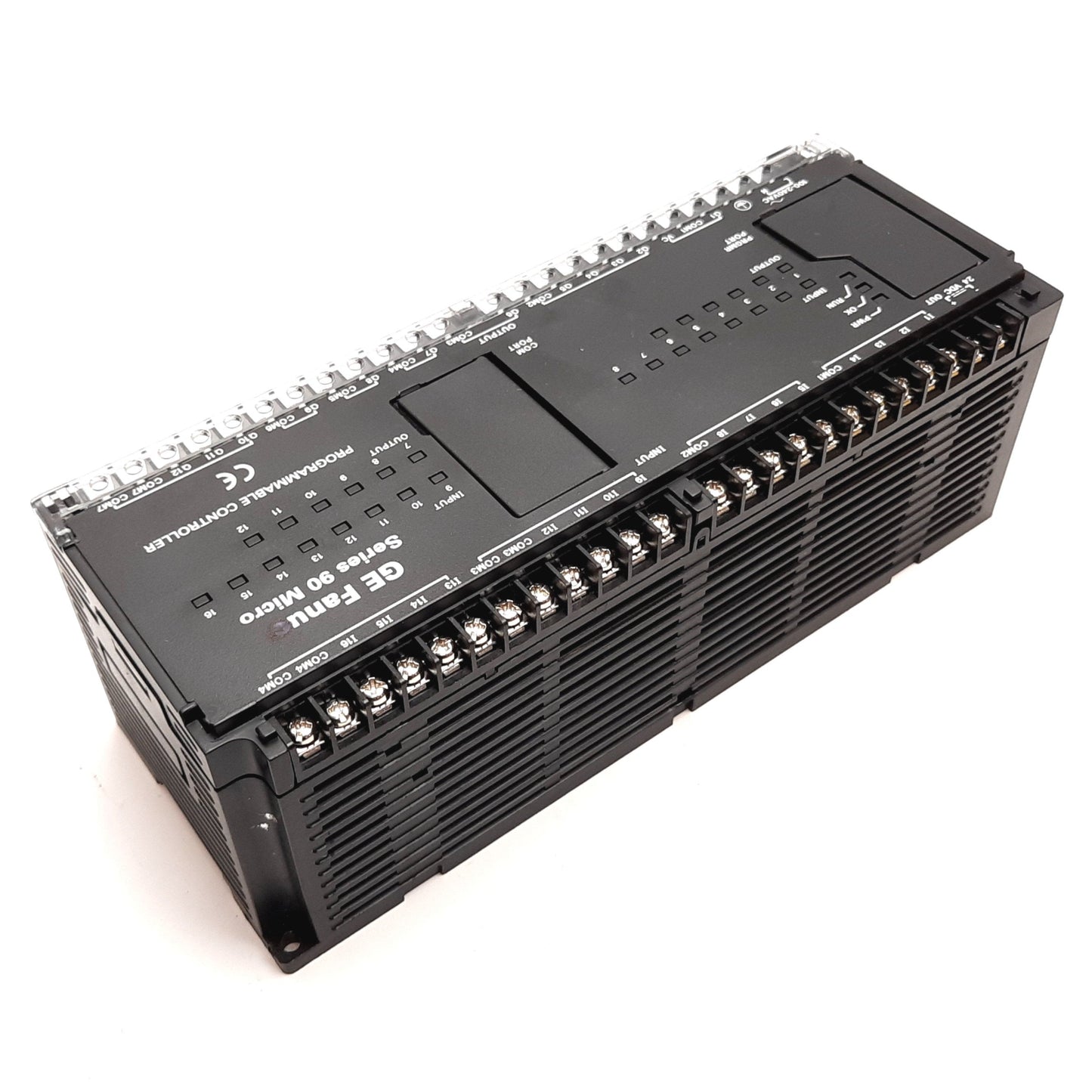 Used GE Fanuc IC693UDR005FP1 Series 90 Micro PLC, 16x Inputs 12x Outputs, 100-240VAC