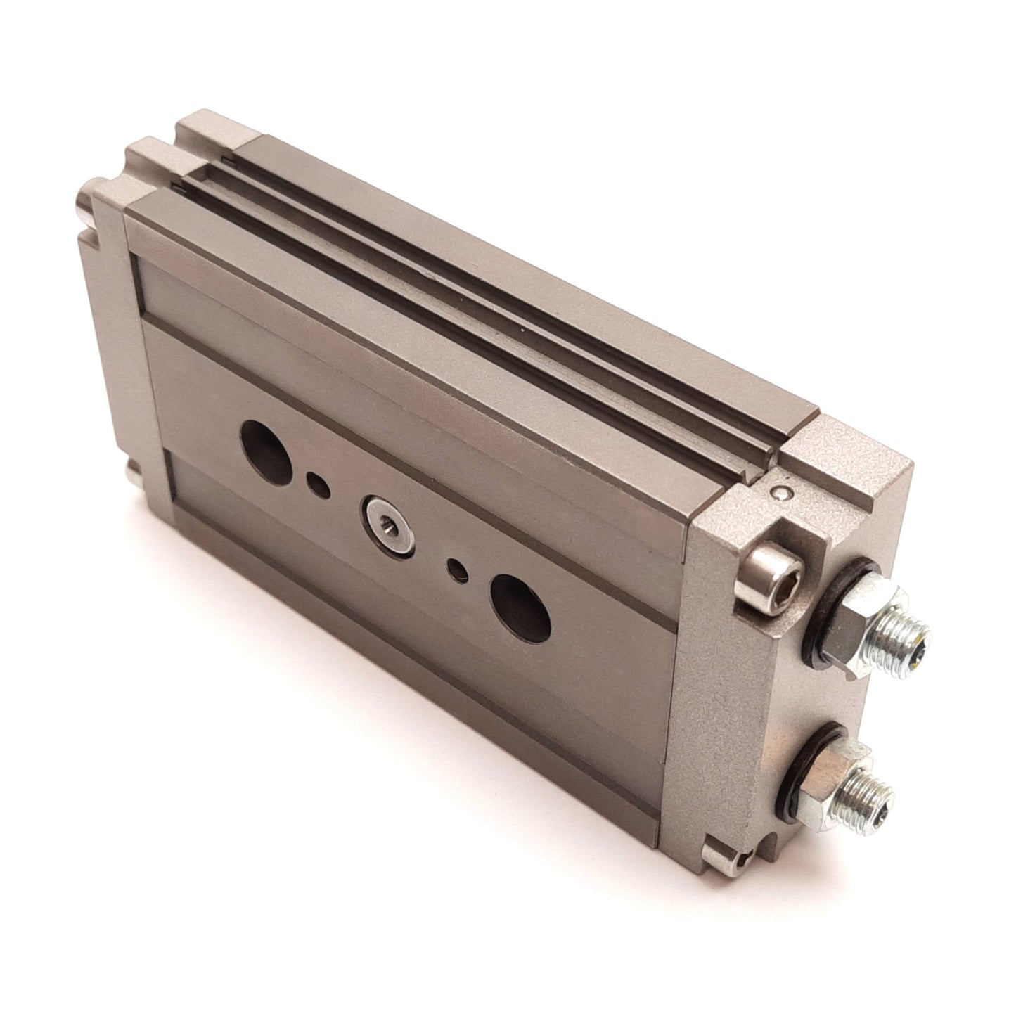 Used SMC CRQ2XBS20-180 Pneumatic Rotary Actuator, 180° Rotation, 10mm Shaft, Rc1/8