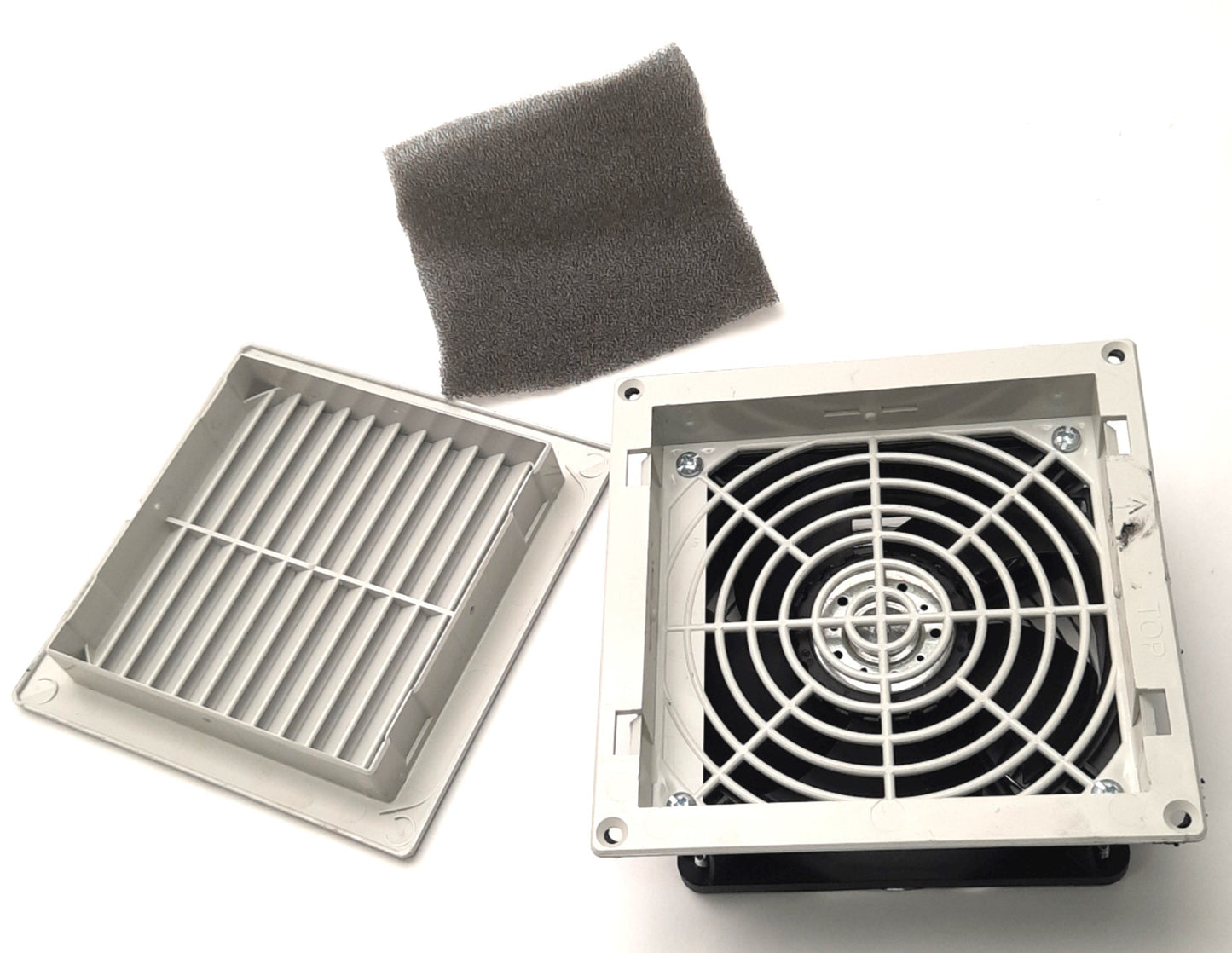 Used McLean SF-0524-414 Enclosure Cooling Filter Fan, 5", 24VDC, 3050RPM, 4.1 Watts