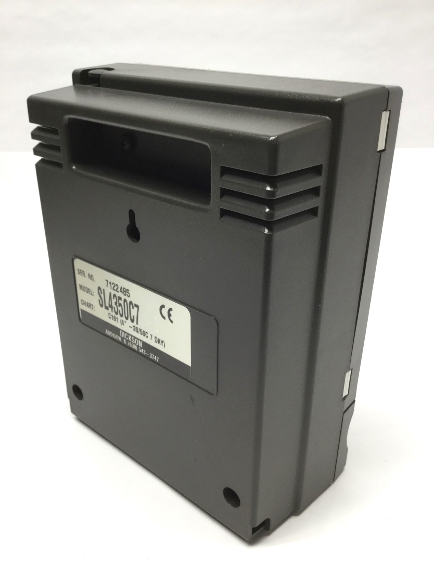 Used Dickson SL4350C7 4" Temperature Chart Recorder, Battery Powered, 7-Day, -30/50°C