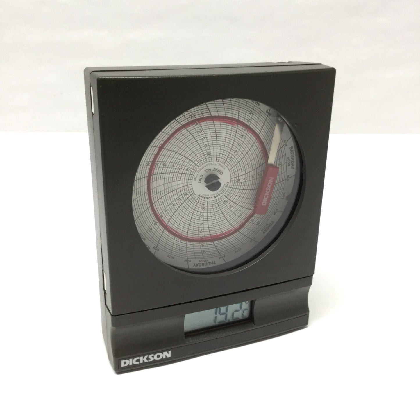 Used Dickson SL4350C7 4" Temperature Chart Recorder, Battery Powered, 7-Day, -30/50°C