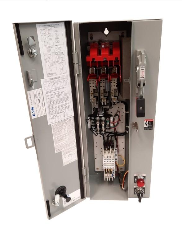 New Eaton ECN1801CJC Enclosure Non-Reverse Starter 3 Phase NEMA 1 460V 600V 30A