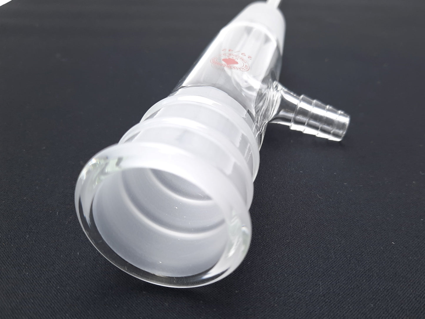 New ACE Glass 5190-15 Adapter Gas Inlet 29/42 stem 175mm Hose Connection Size D
