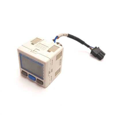 Used SMC ZSE30AF-N01-P Digital Vacuum Pressure Switch 12-24VDC, -100 to 100kPa, PNP