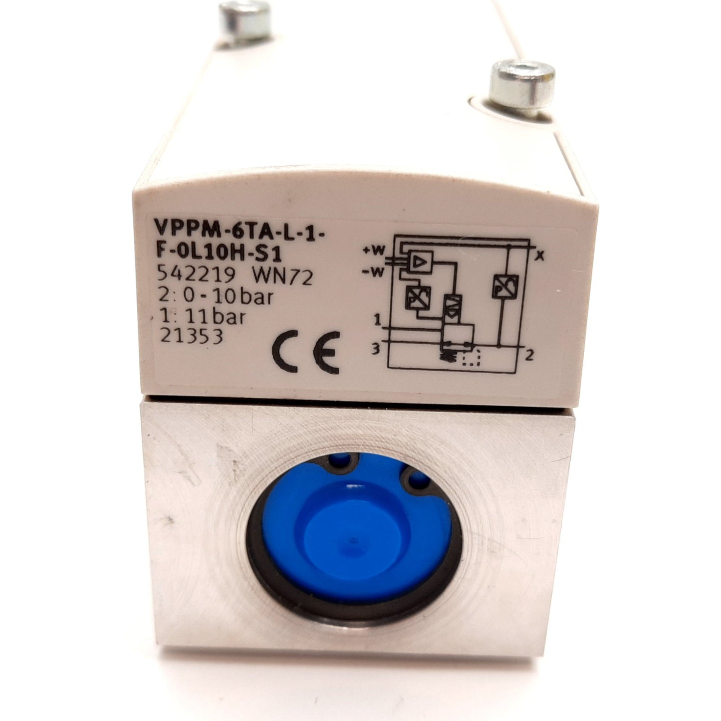Used Festo VPPM-6TA-L-1-F-0L10H-S1 Proportional Pressure Regulator, Output: 0-10 bar