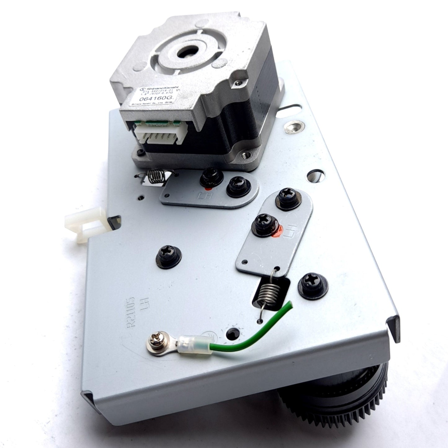 Used Sato R21105000 Gear Frame Set (LH) for S84-ex Printer, w/ Step Motor 1.80ø0.57ê