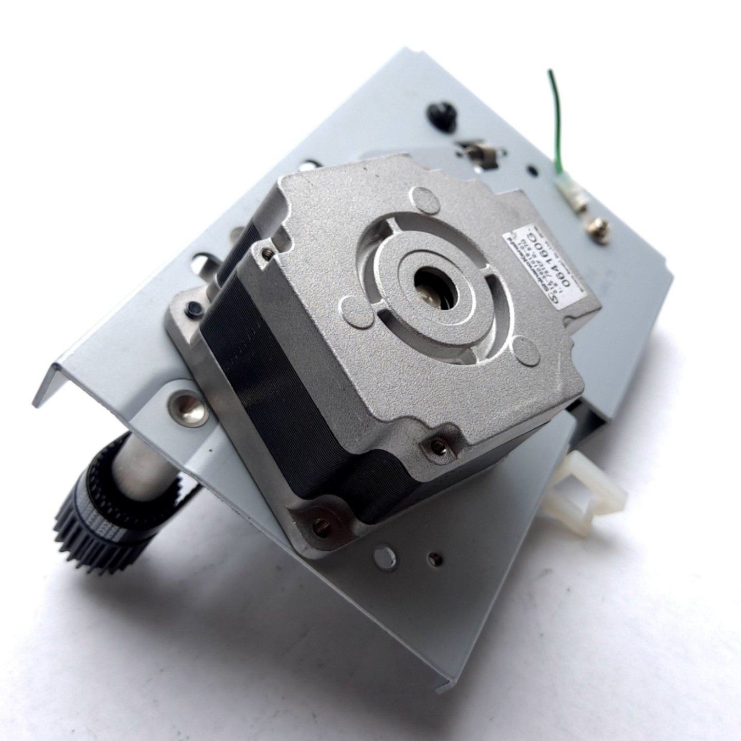 Used Sato R21105000 Gear Frame Set (LH) for S84-ex Printer, w/ Step Motor 1.80ø0.57ê