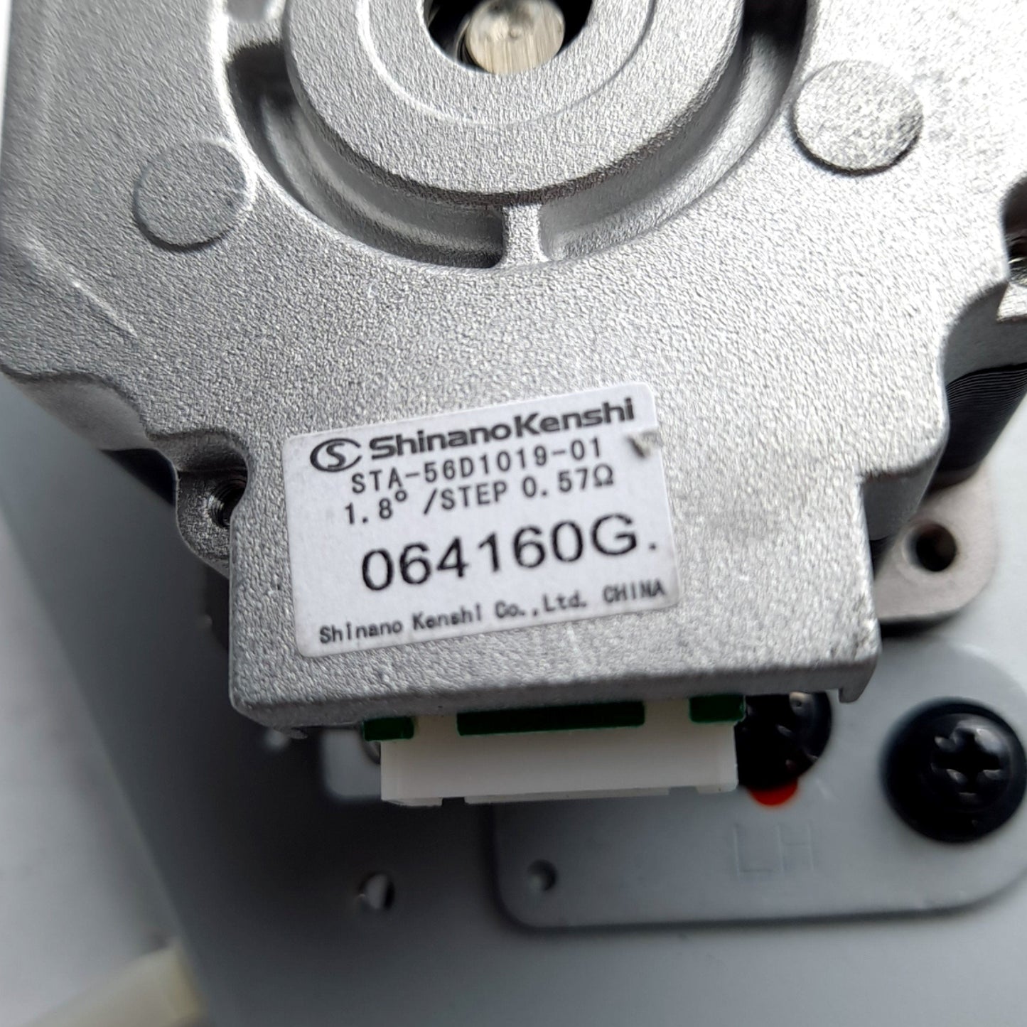 Used Sato R21105000 Gear Frame Set (LH) for S84-ex Printer, w/ Step Motor 1.80ø0.57ê