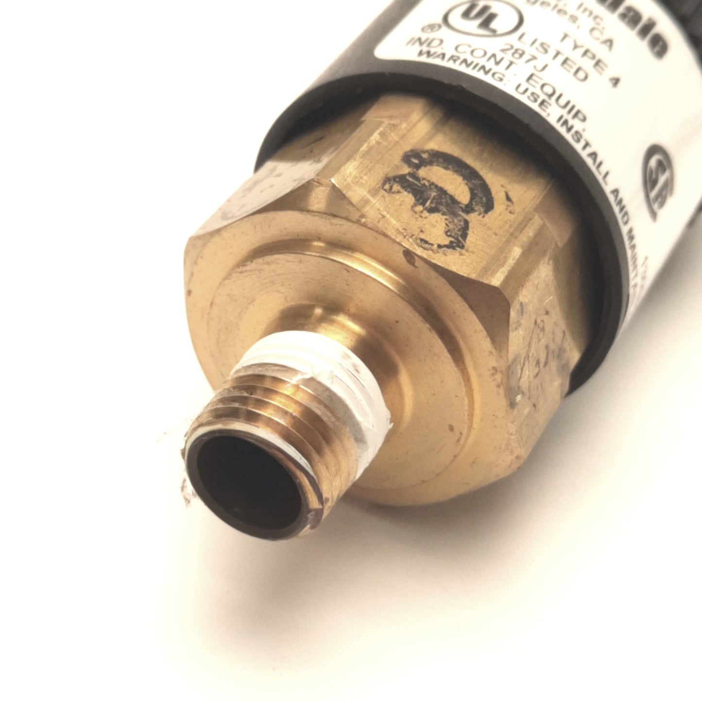 Used Barksdale 96221-BB1-T4 Pressure Switch 1/4" NPT, 1-30 In.Hg., SPDT, *Cut Leads*