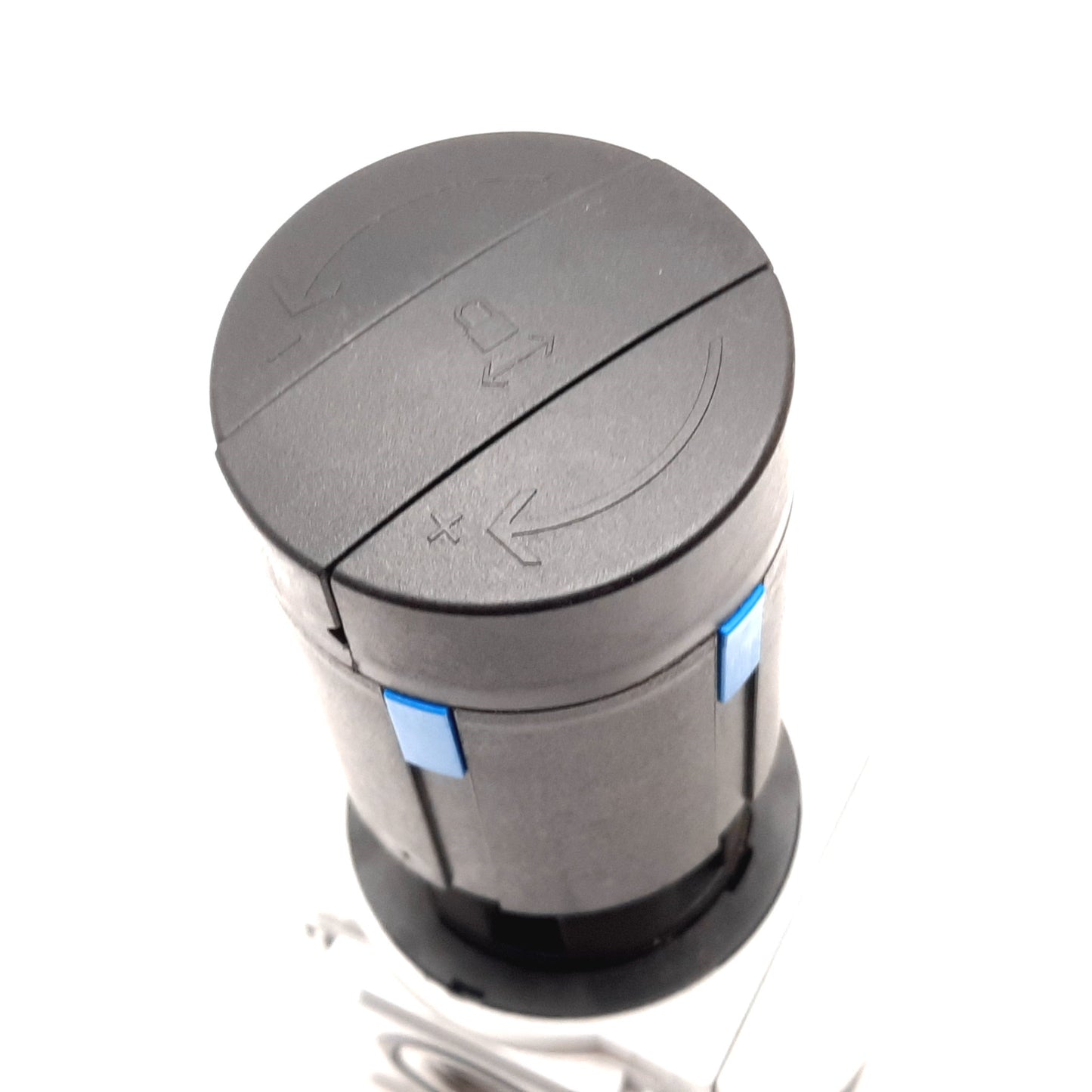 Used Festo MS6-LR-1/2-D5-AS-Z Pressure Regulator, Input: 300psi Max, Output: 60psi