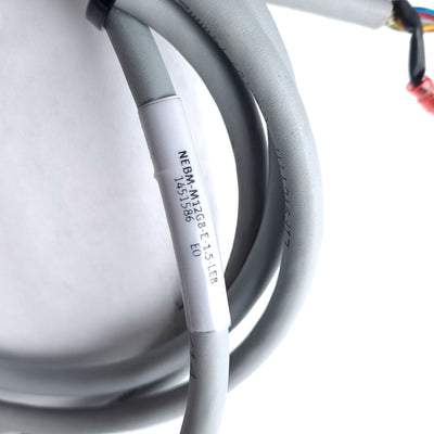 Used Festo NEBM-M12G8-E-1.5-LE8 Encoder Cable M12 Connection 30VAC/DC 1.5m IP65