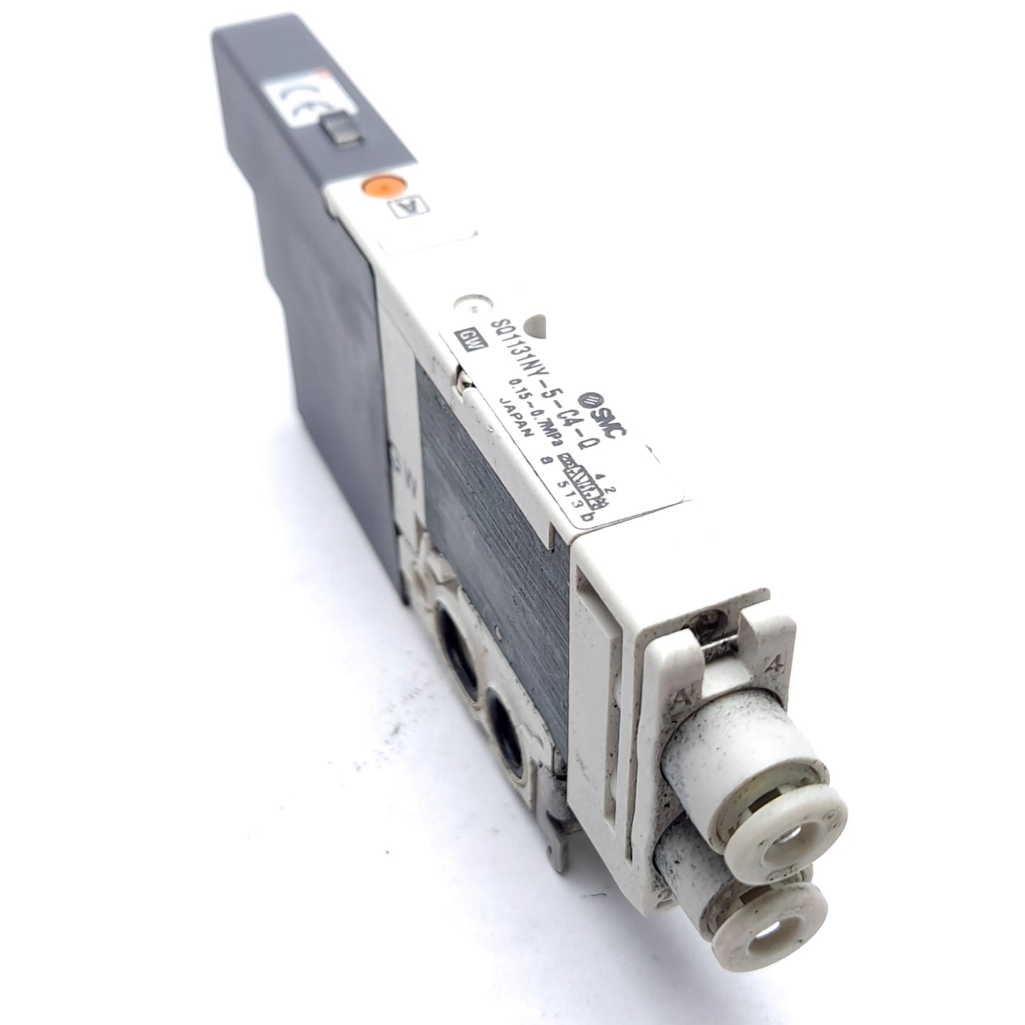 Used SMC SQ1131NY-5-C4-Q Solenoid Valve, 2-Position 5-Port, 24VDC, 0.15-0.7MPa