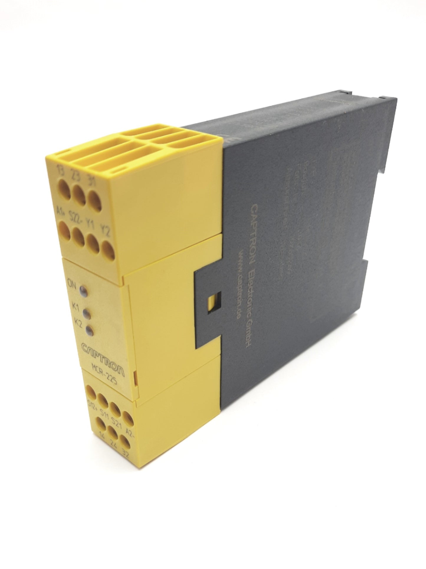 New Captron MCR-225 Over Current Protection Relay 230VAC 24VDC 2A 1NC 2 NO