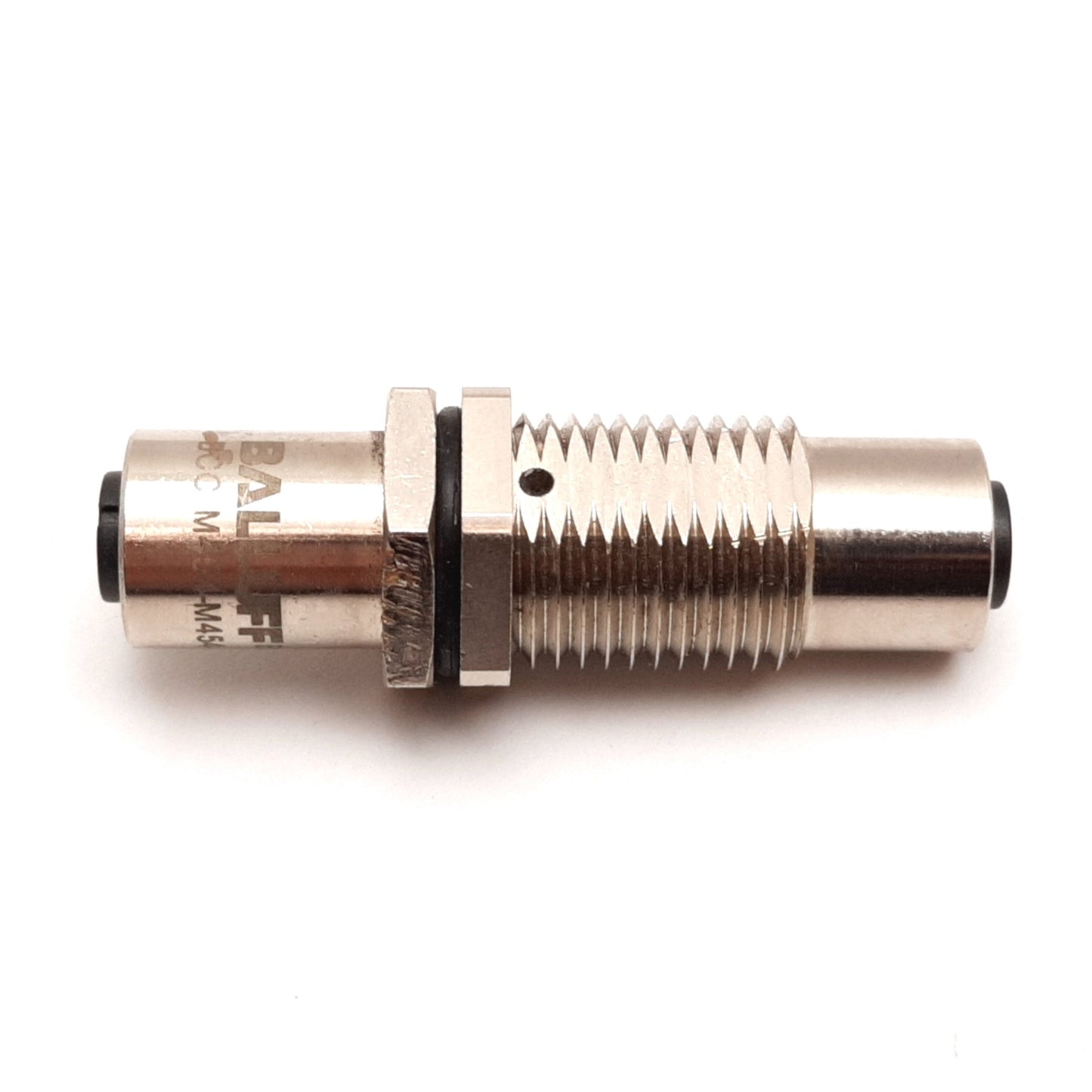 Used Balluff BCC M454-M454-5D-RM002-000 Cable Connector, 4-Pin Female M12, M16 Barrel