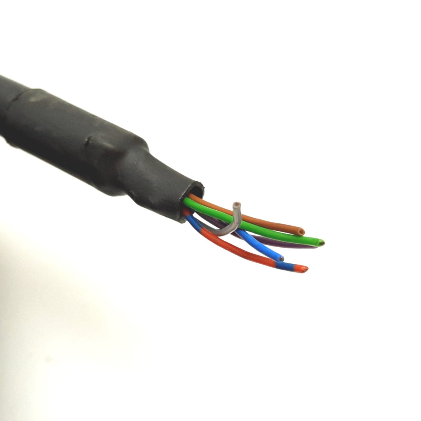 Used Phoenix Contact 1430077 Sensor Cable, 12-Pin M12 Male to Leads, Length: 3m