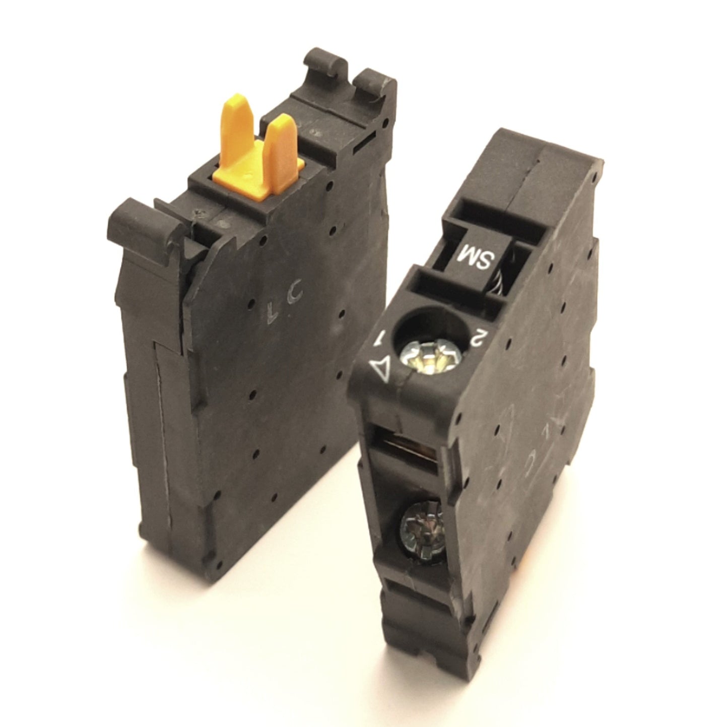 Used Lot of 2 Allen Bradley 800F-X01S Self Monitoring Contact Blocks Normally Closed