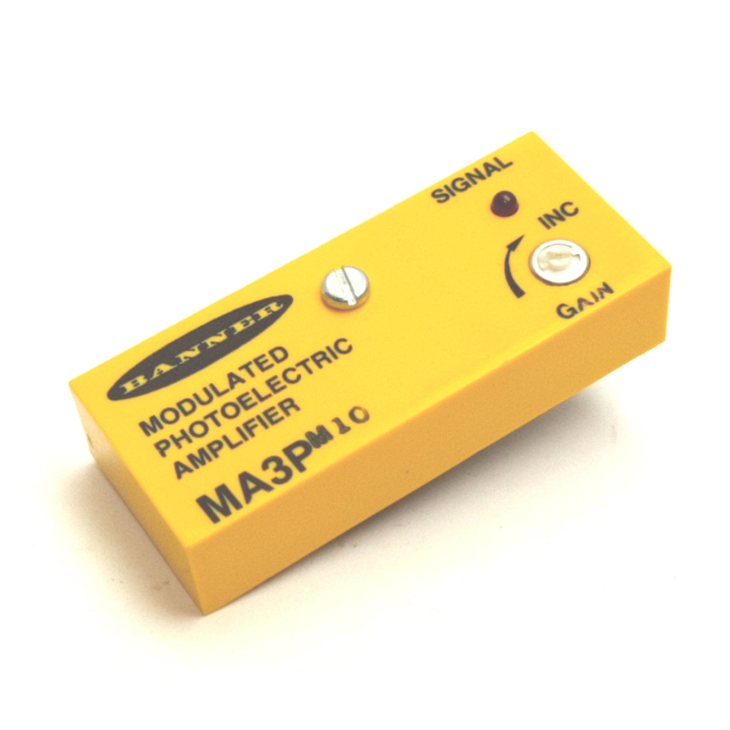 Used Banner MA3P MICRO-AMP Modulated Photoelectric Sensor Amplifier, 10-30VDC, PNP