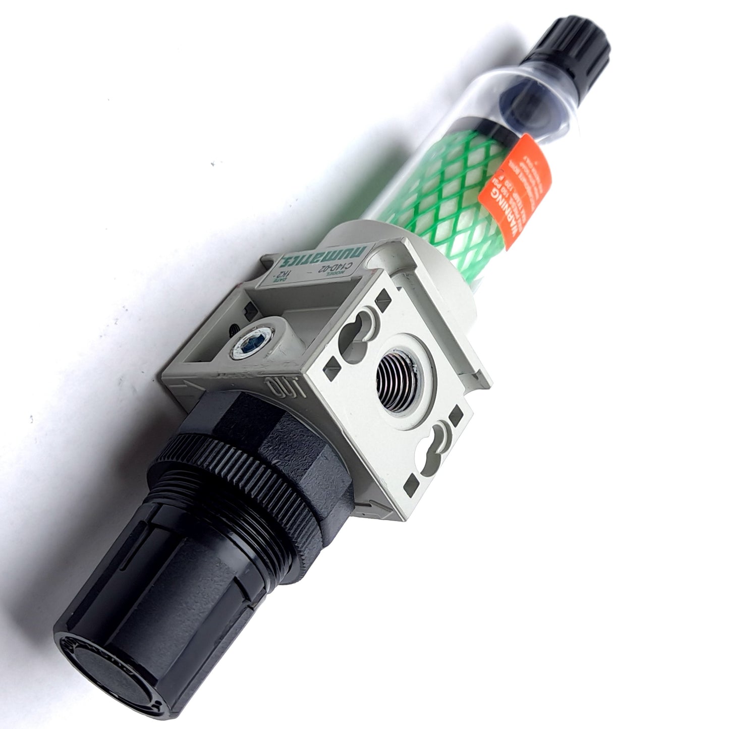 New Numatics C14D-02 Pneumatic Filter / Regulator, Pressure: 0-150psi, 1/4" NPT