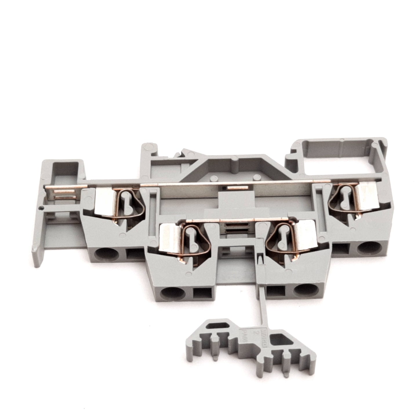 New – Open box Lot of 5 Wago 281 Terminal Block, 2-Conductor, Spring Cage Clamp, 500V 26A