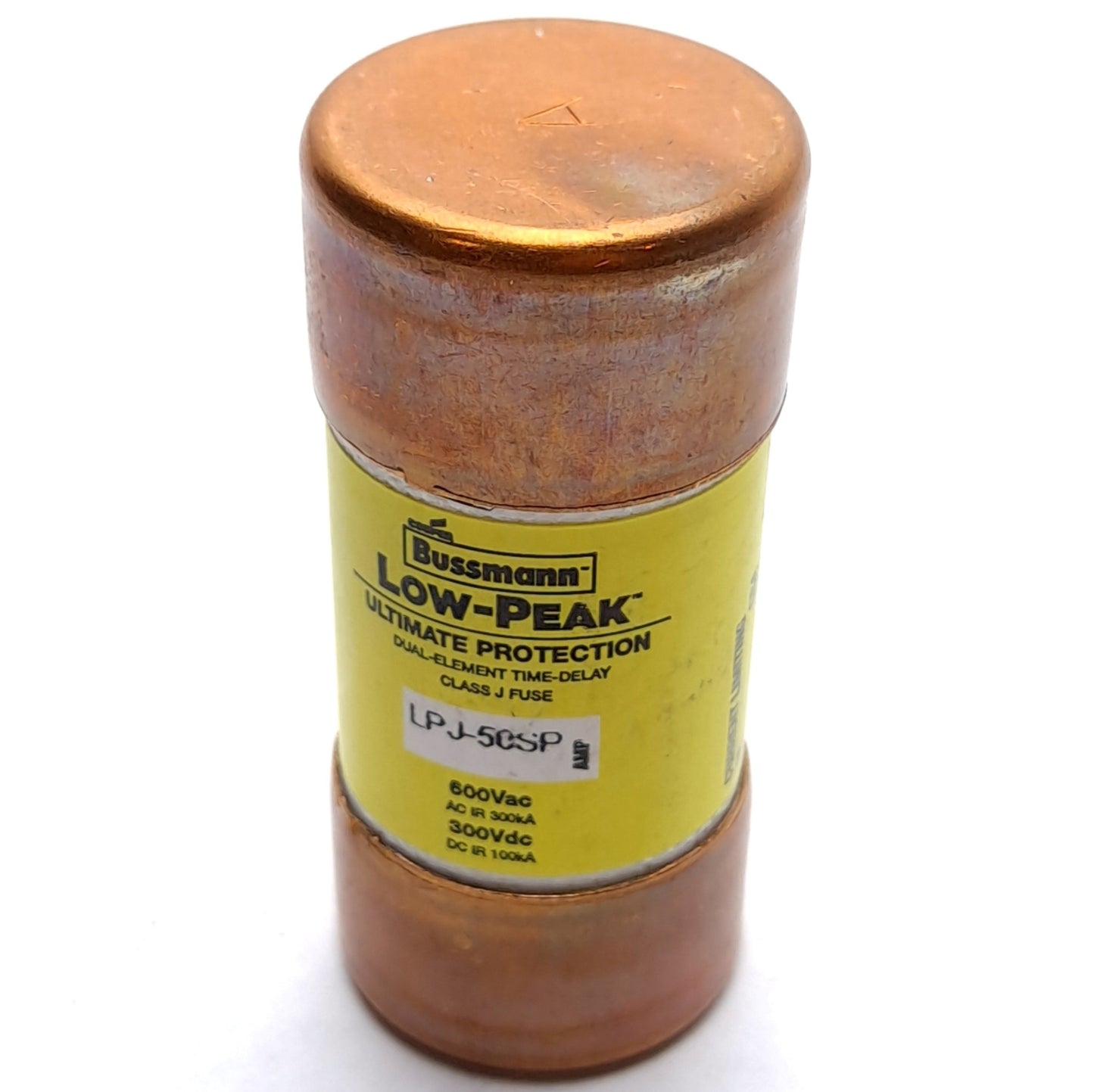New Bussmann LPJ-50SP Time Delay Fuse, Class J, Rating: 50 A 600VAC 300VDC