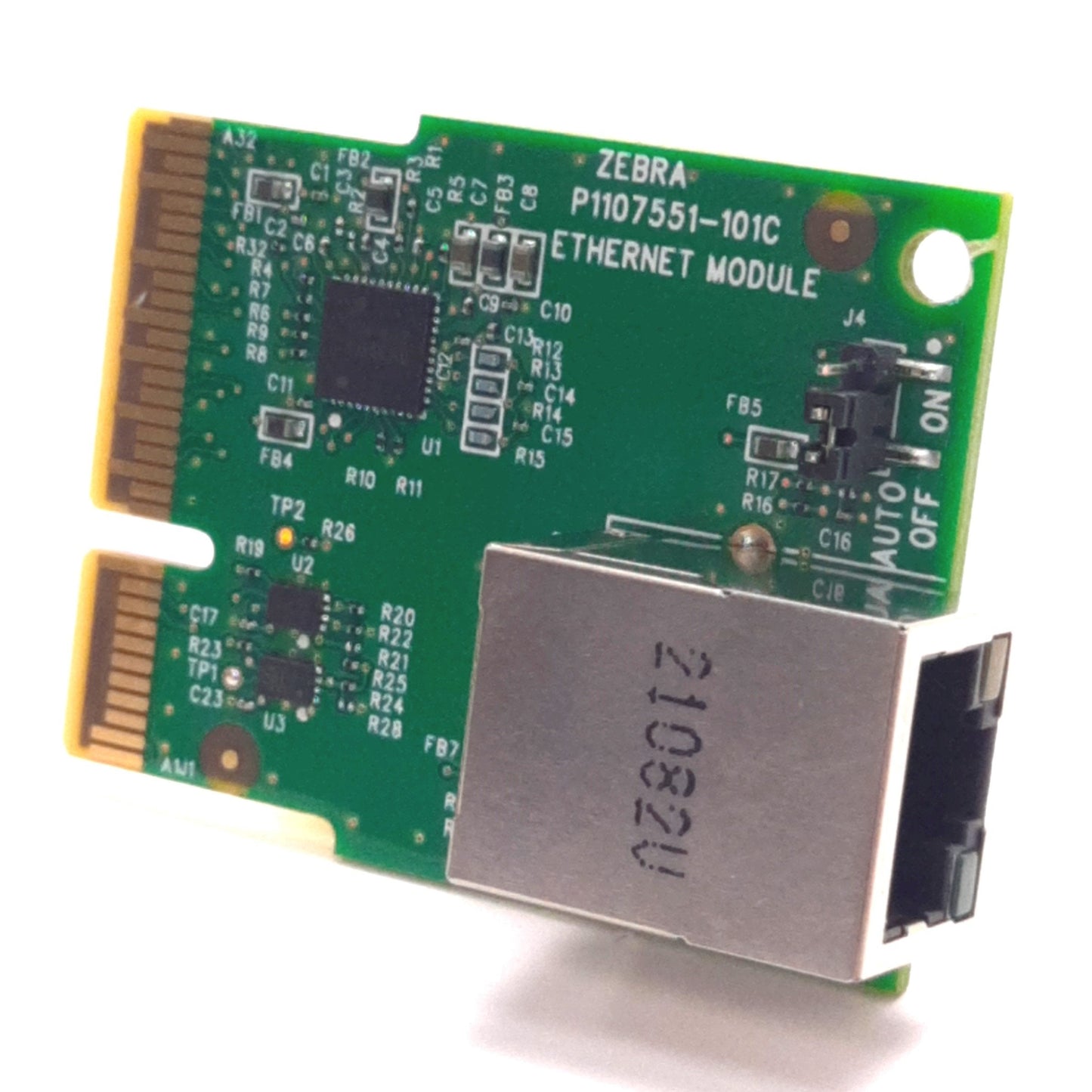 Used Zebra P1107551-01 Server Network Card/Ethernet Module For Zebra P110i Printer