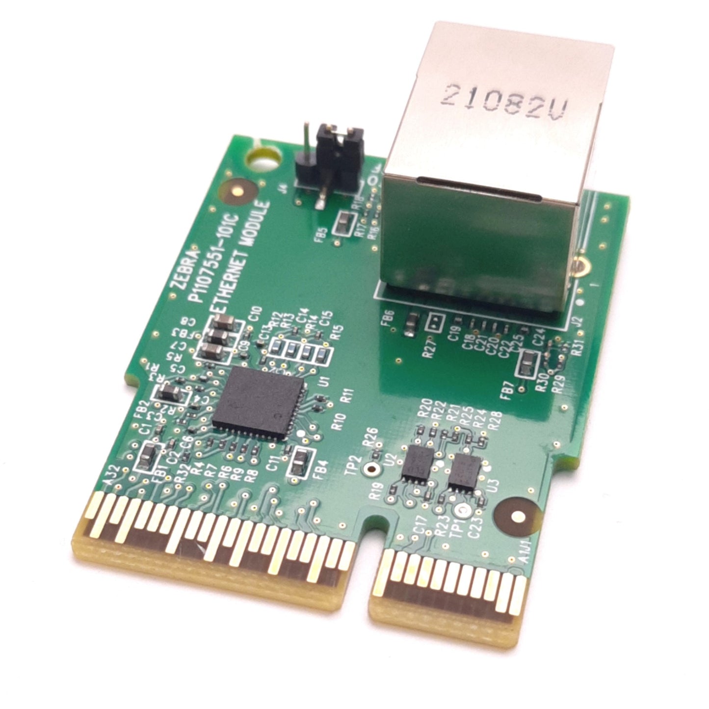 Used Zebra P1107551-01 Server Network Card/Ethernet Module For Zebra P110i Printer