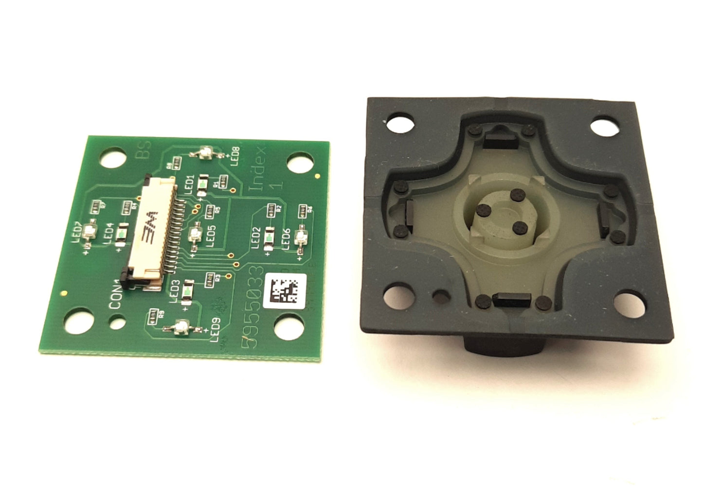 Used CAB 5955033.001 PCB Navi Button Assembly & Button Pad, for A4+M Printers