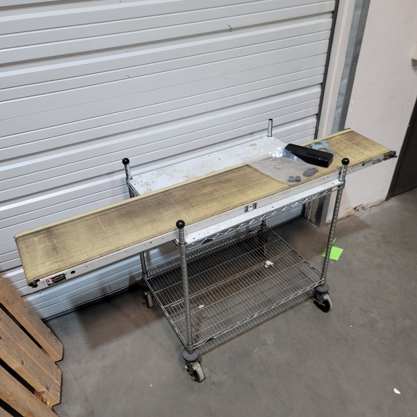 Used QC Conveyors IS125 Heavy Duty Low Profile Conveyor 12" Wide 72" long